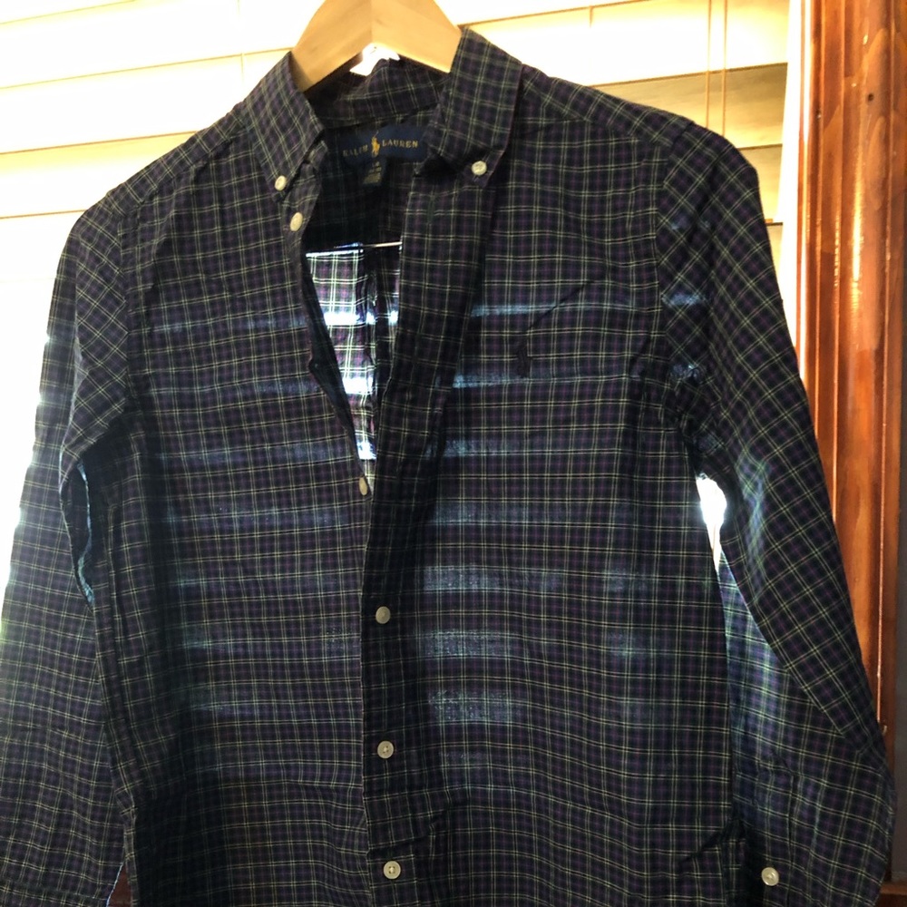 Boys RALPH LAUREN BUTTON DOWN POLO   SZ LARGE